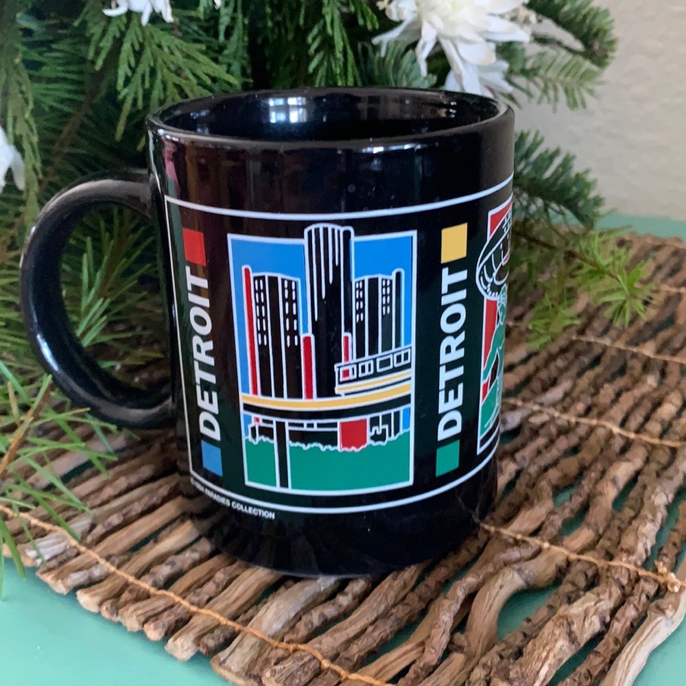 Detroit cup mug downtown spirt of Detroit